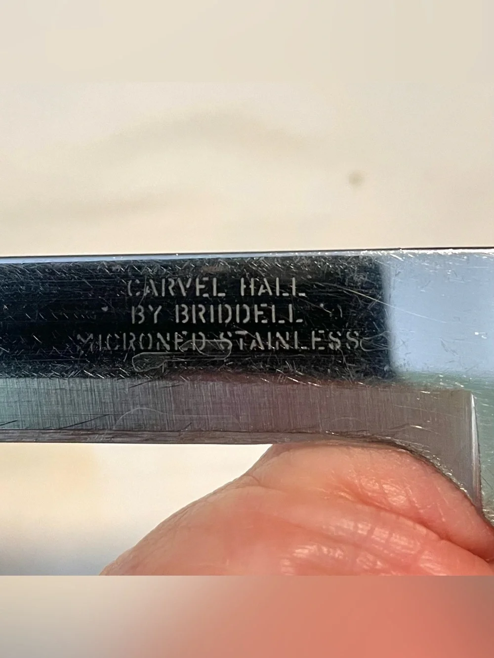 *VINTAGE* CARVEL HALL by Briddell Carving Knife - Microned Stainless - 14”